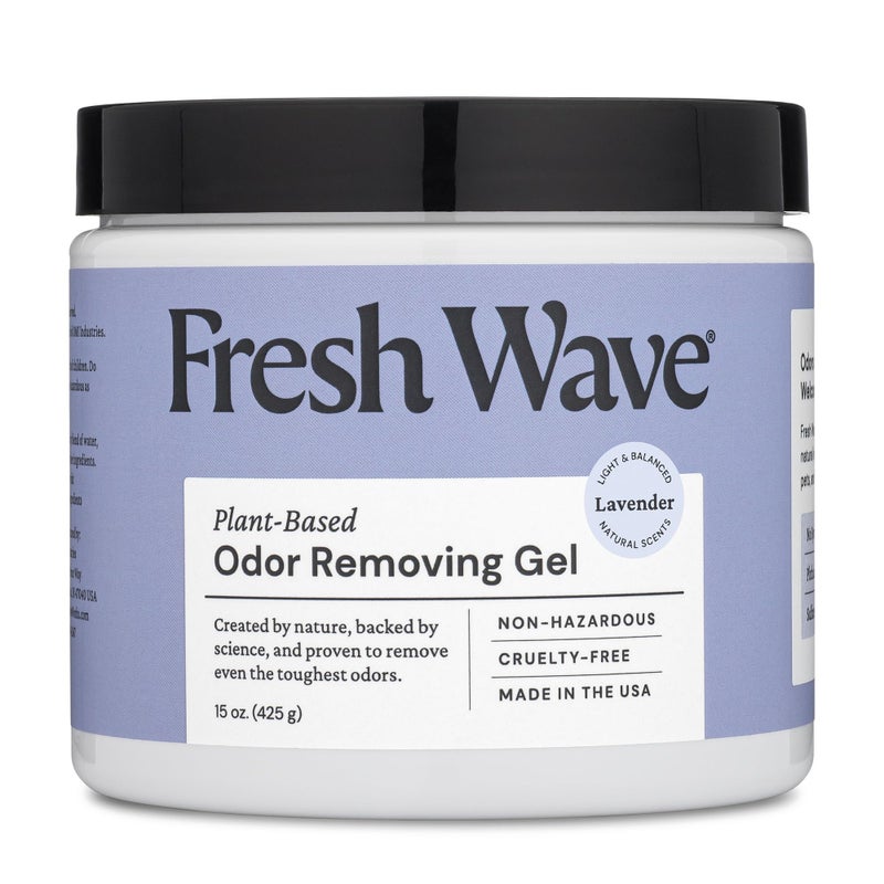 Fresh Wave Lavender Odor Removing Gel, 15 oz. | Odor Absorbers for Home | Safer Odor Relief | Natural Plant-Based Odor Eliminator | Every 15 oz. Lasts 30-60 Days | for Cooking, Trash & Pets - Image 1